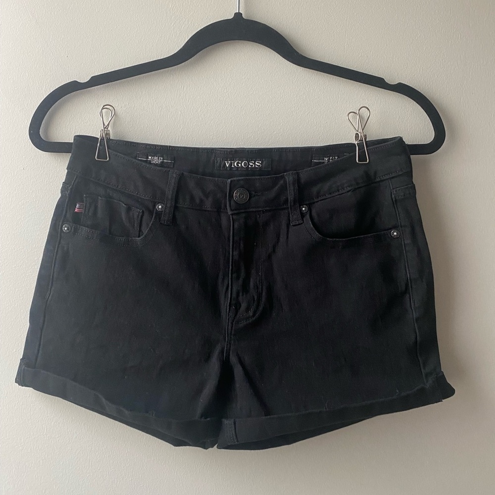 VIGOSS Marley Black Mini Shorts